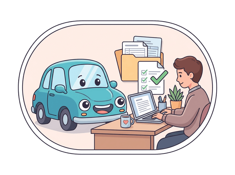 Illustration of dvla notification service service by Scrap Car Epsom